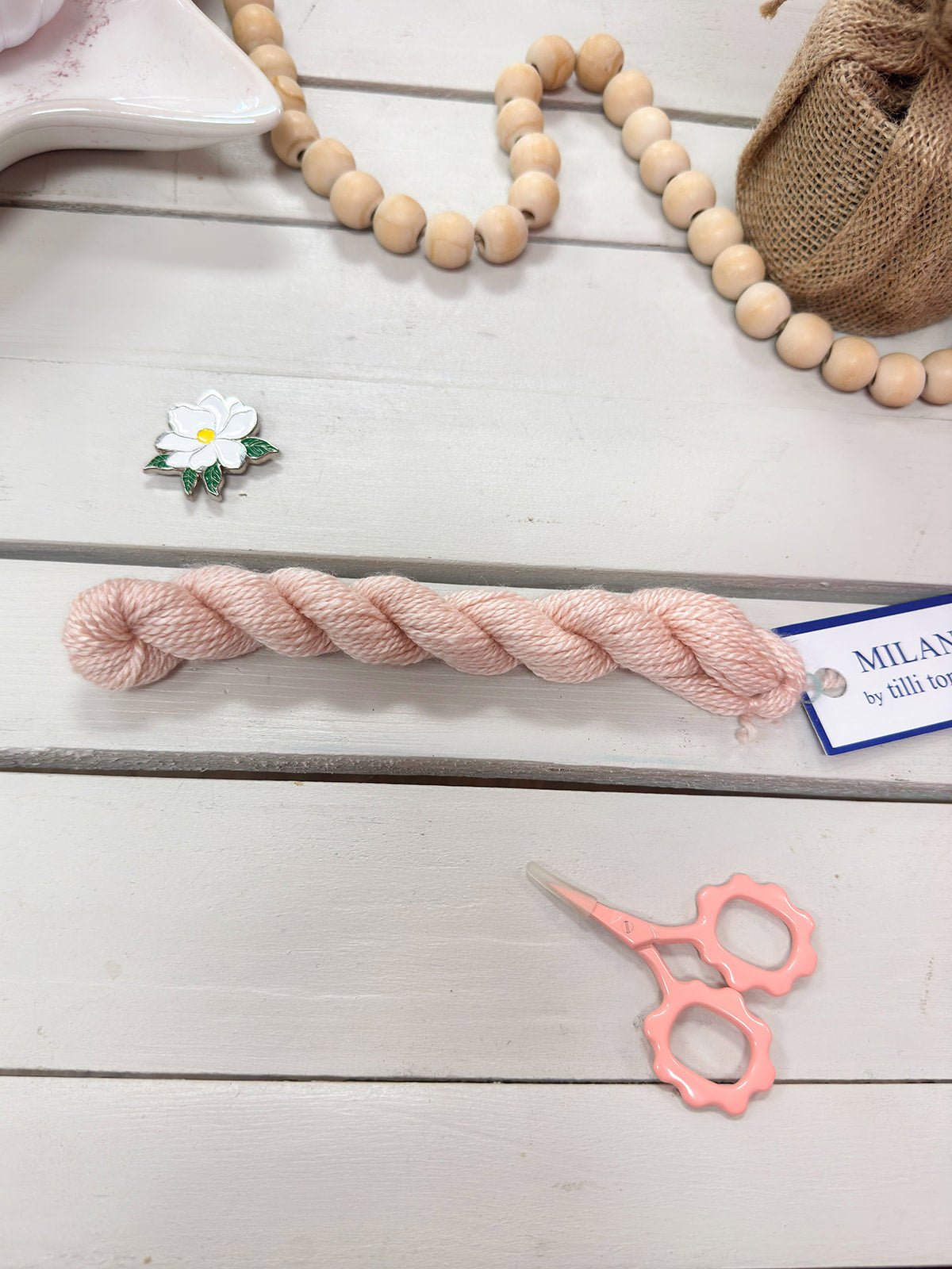 [Tilli Tomas] Milan Thread Skein in Barefoot - The Pink Pineapple 850