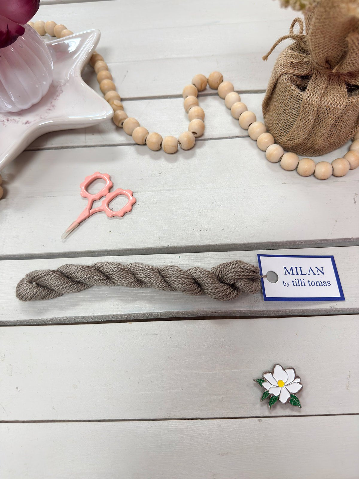 [Tilli Tomas] Milan Thread Skein in Barnacle - The Pink Pineapple 850