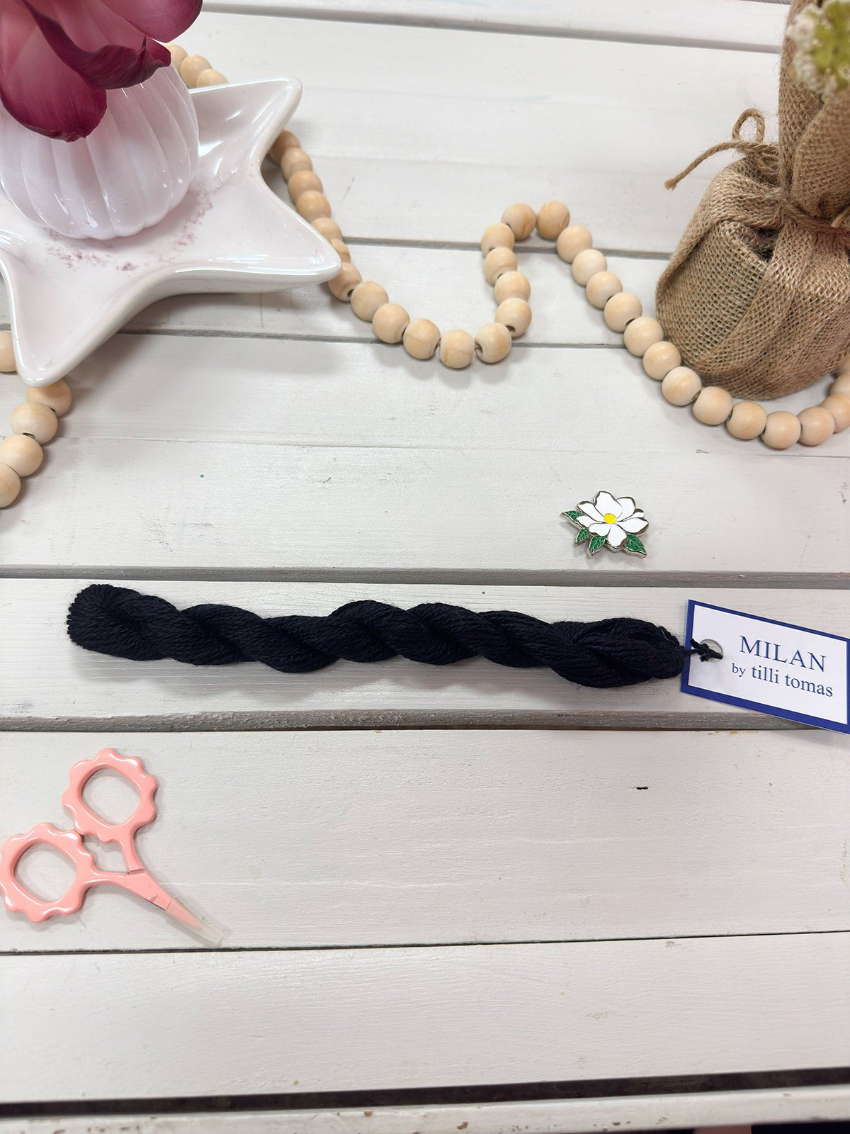 [Tilli Tomas] Milan Thread Skein in Black - The Pink Pineapple 850