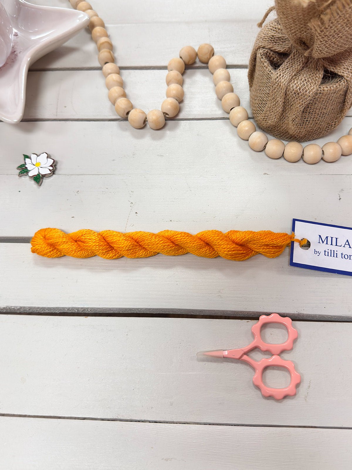 [Tilli Tomas] Milan Thread Skein in Cheese - The Pink Pineapple 850