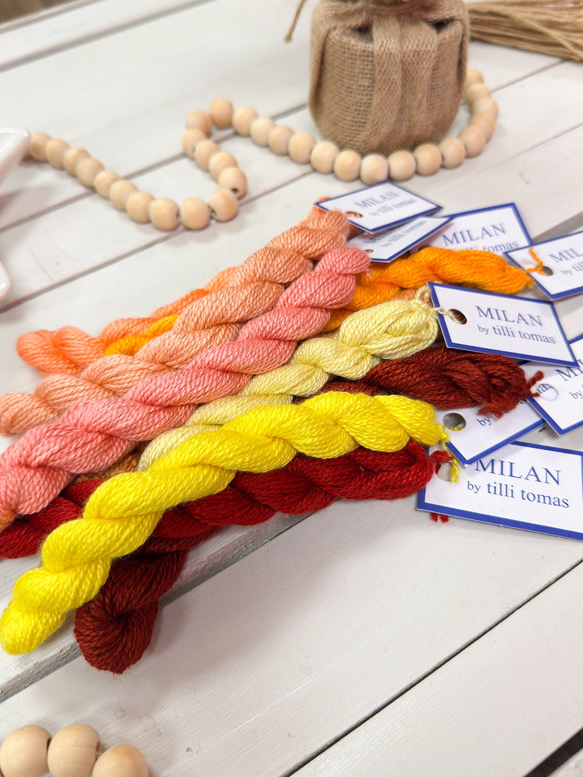 [Tilli Tomas] Milan Thread Skein in Clay - The Pink Pineapple 850