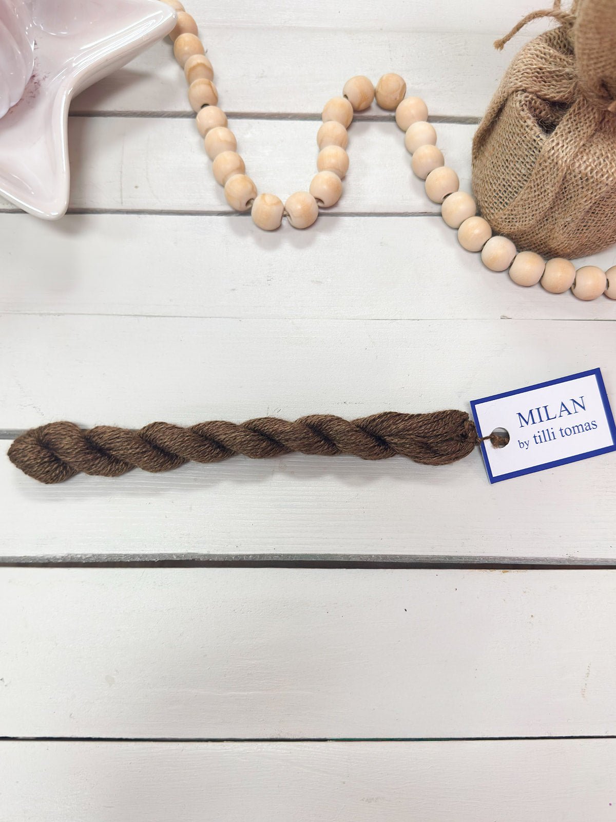 [Tilli Tomas] Milan Thread Skein in Cocoa - The Pink Pineapple 850