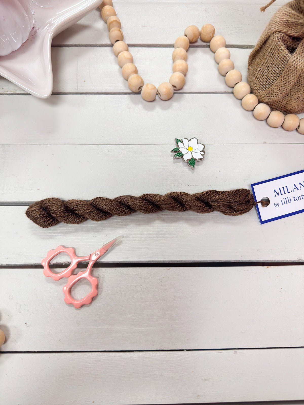 [Tilli Tomas] Milan Thread Skein in Cocoa - The Pink Pineapple 850