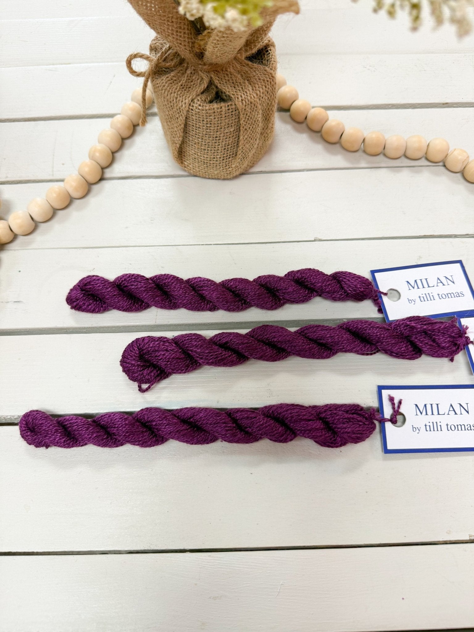 [Tilli Tomas] Milan Thread Skein in Cosmic - The Pink Pineapple 850