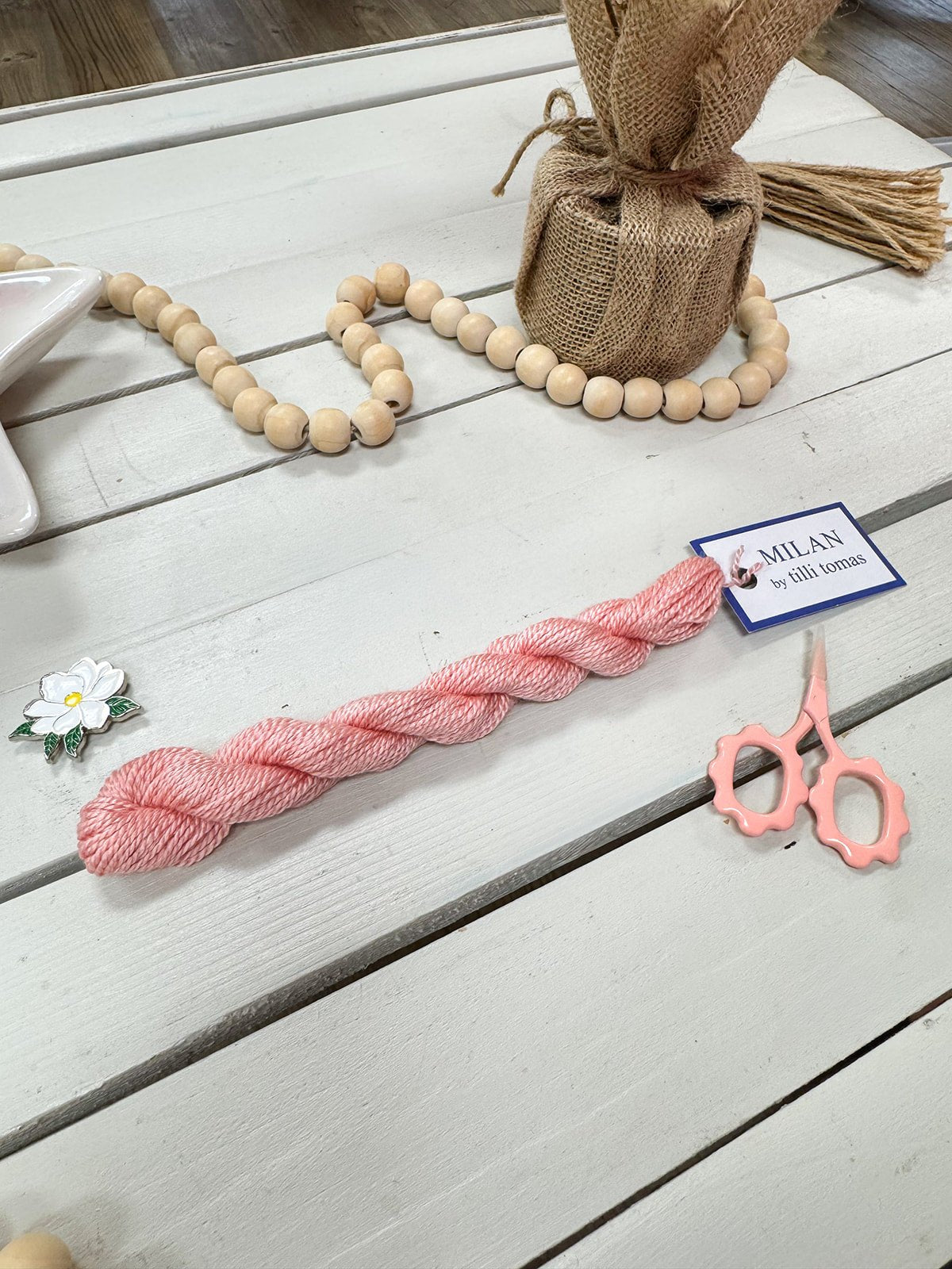 [Tilli Tomas] Milan Thread Skein in Crawfish - The Pink Pineapple 850