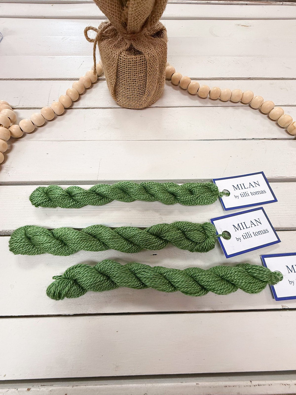 [Tilli Tomas] Milan Thread Skein in Foilage - The Pink Pineapple 850