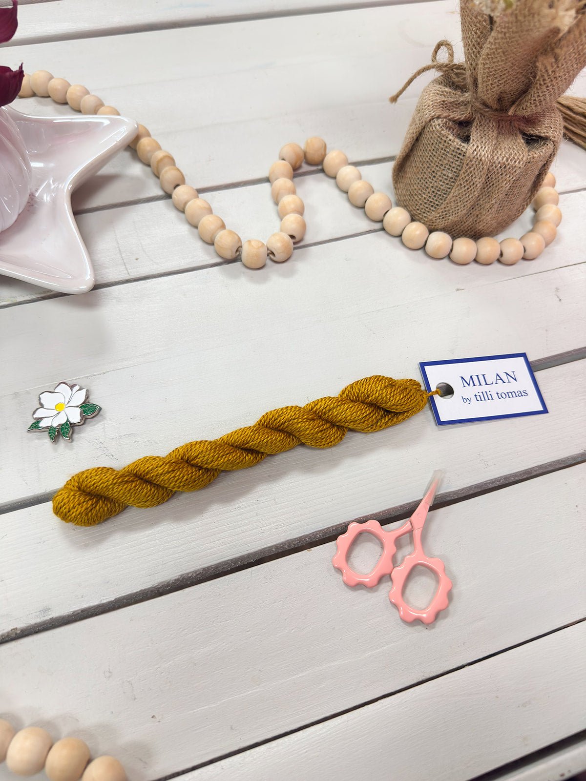 [Tilli Tomas] Milan Thread Skein in Golden Rod - The Pink Pineapple 850