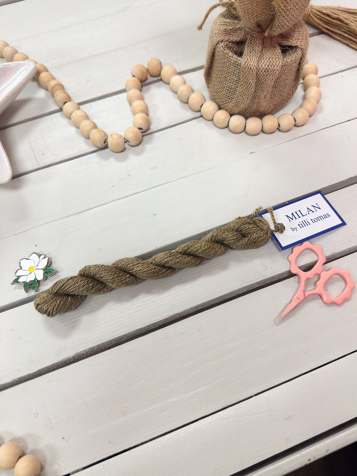 [Tilli Tomas] Milan Thread Skein in Graham Cracker - The Pink Pineapple 850