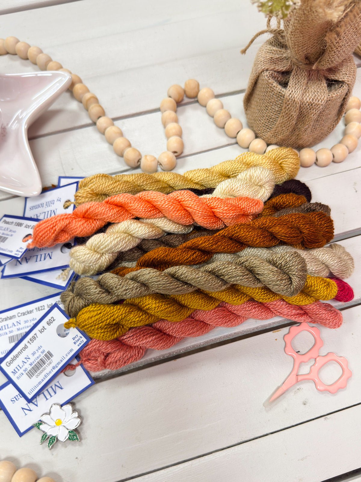 [Tilli Tomas] Milan Thread Skein in Graham Cracker - The Pink Pineapple 850