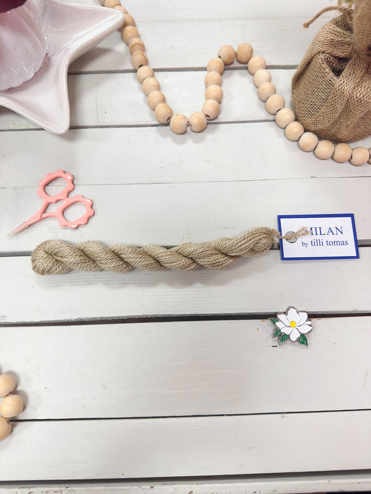 [Tilli Tomas] Milan Thread Skein in Granola - The Pink Pineapple 850