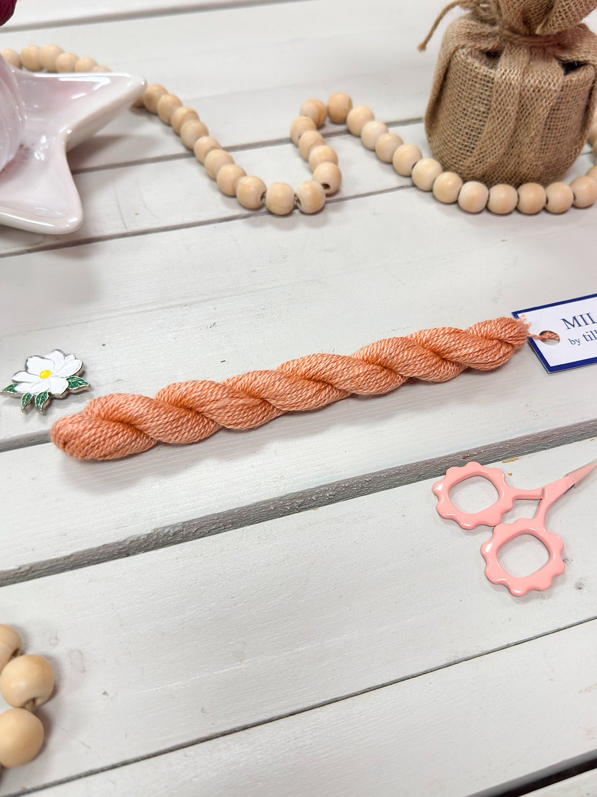[Tilli Tomas] Milan Thread Skein in Grapefruit - The Pink Pineapple 850
