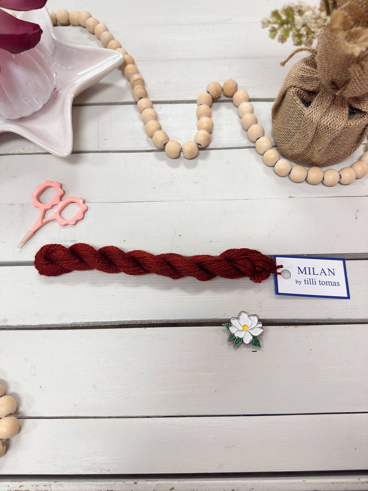 [Tilli Tomas] Milan Thread Skein in Guava - The Pink Pineapple 850