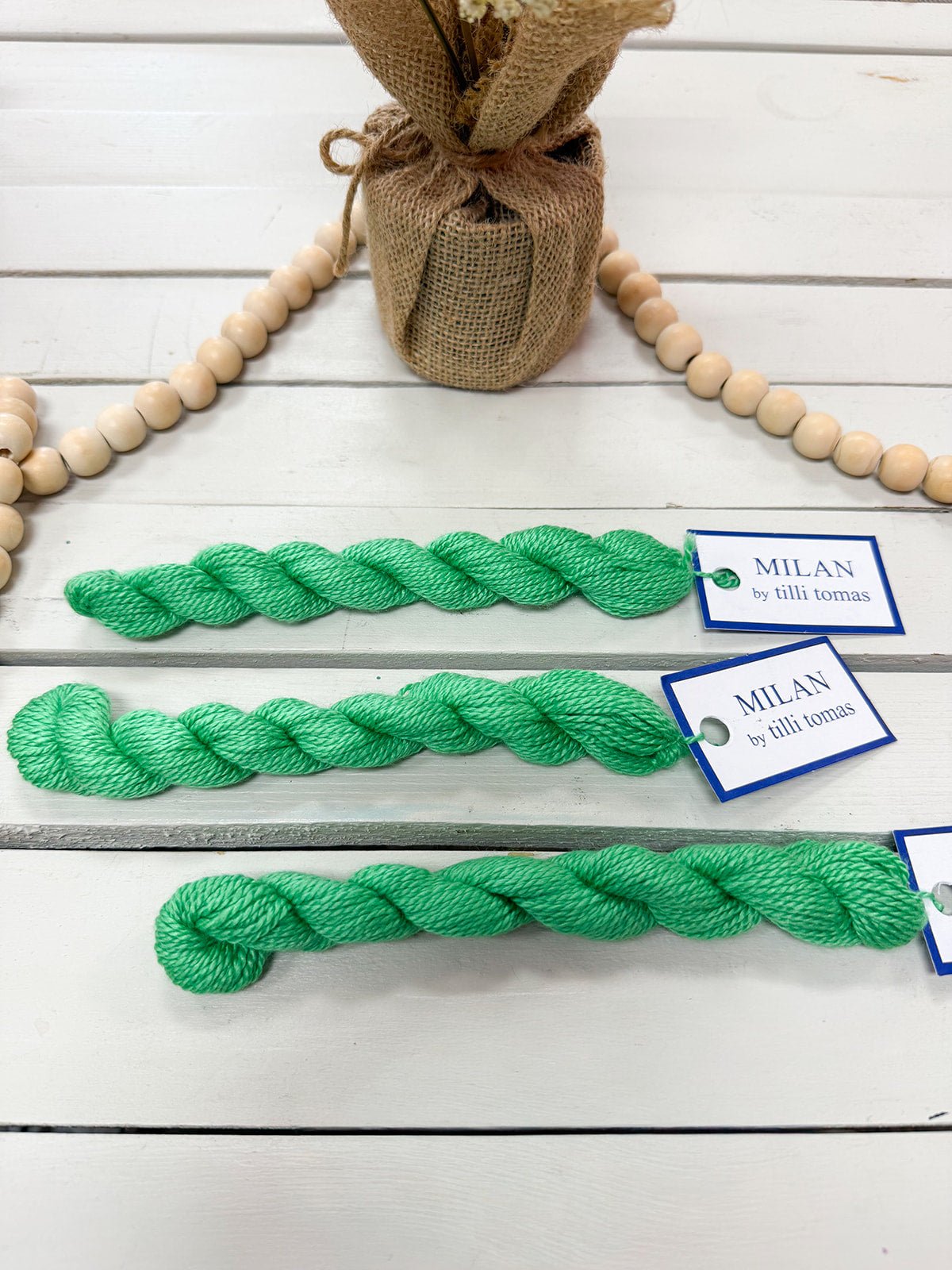 [Tilli Tomas] Milan Thread Skein in Isle - The Pink Pineapple 850
