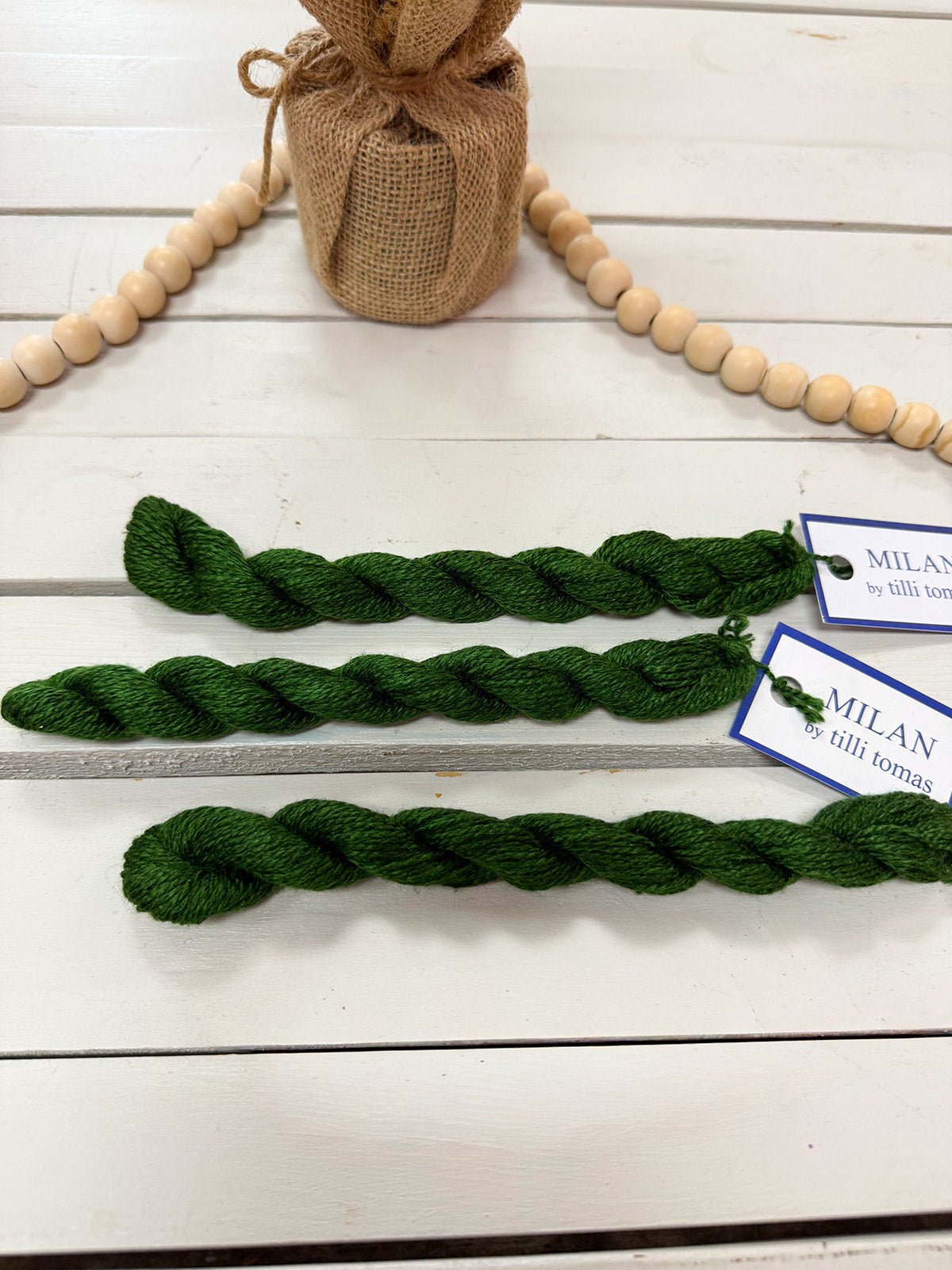 [Tilli Tomas] Milan Thread Skein in Ivy - The Pink Pineapple 850