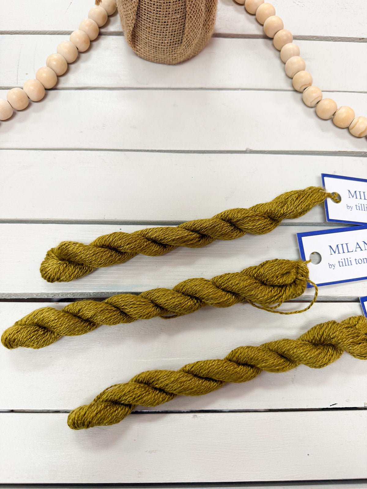 [Tilli Tomas] Milan Thread Skein in Khaki - The Pink Pineapple 850