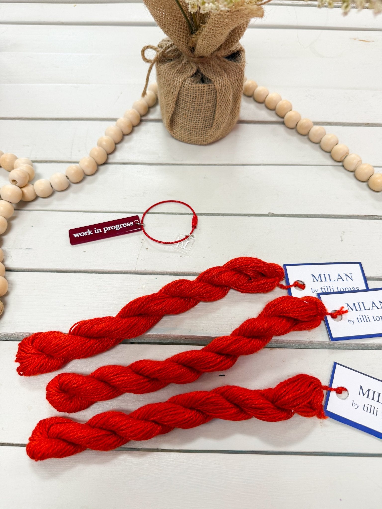 [Tilli Tomas] Milan Thread Skein in Knockout - The Pink Pineapple 850