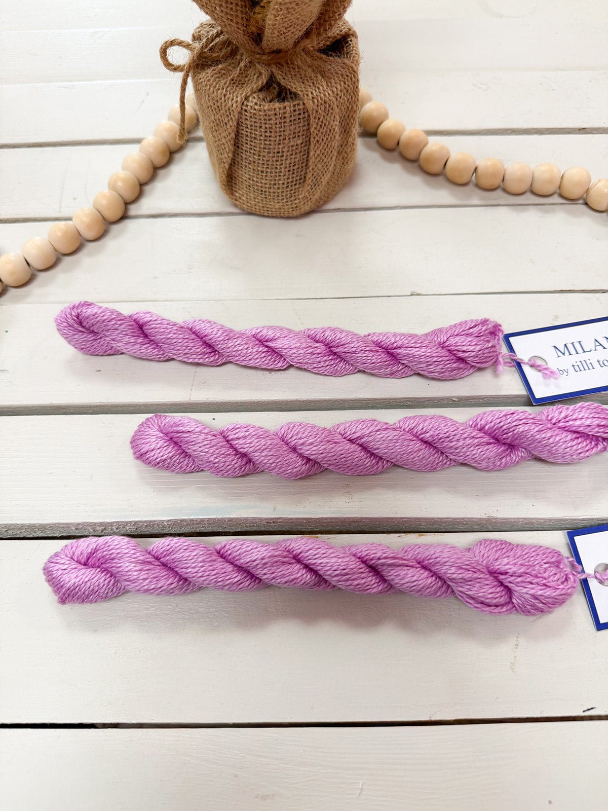 [Tilli Tomas] Milan Thread Skein in Laser - The Pink Pineapple 850