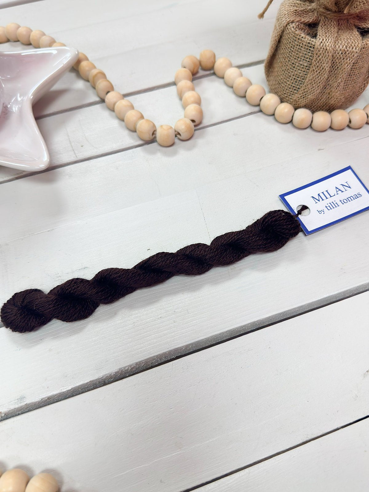 [Tilli Tomas] Milan Thread Skein in Mahogany - The Pink Pineapple 850