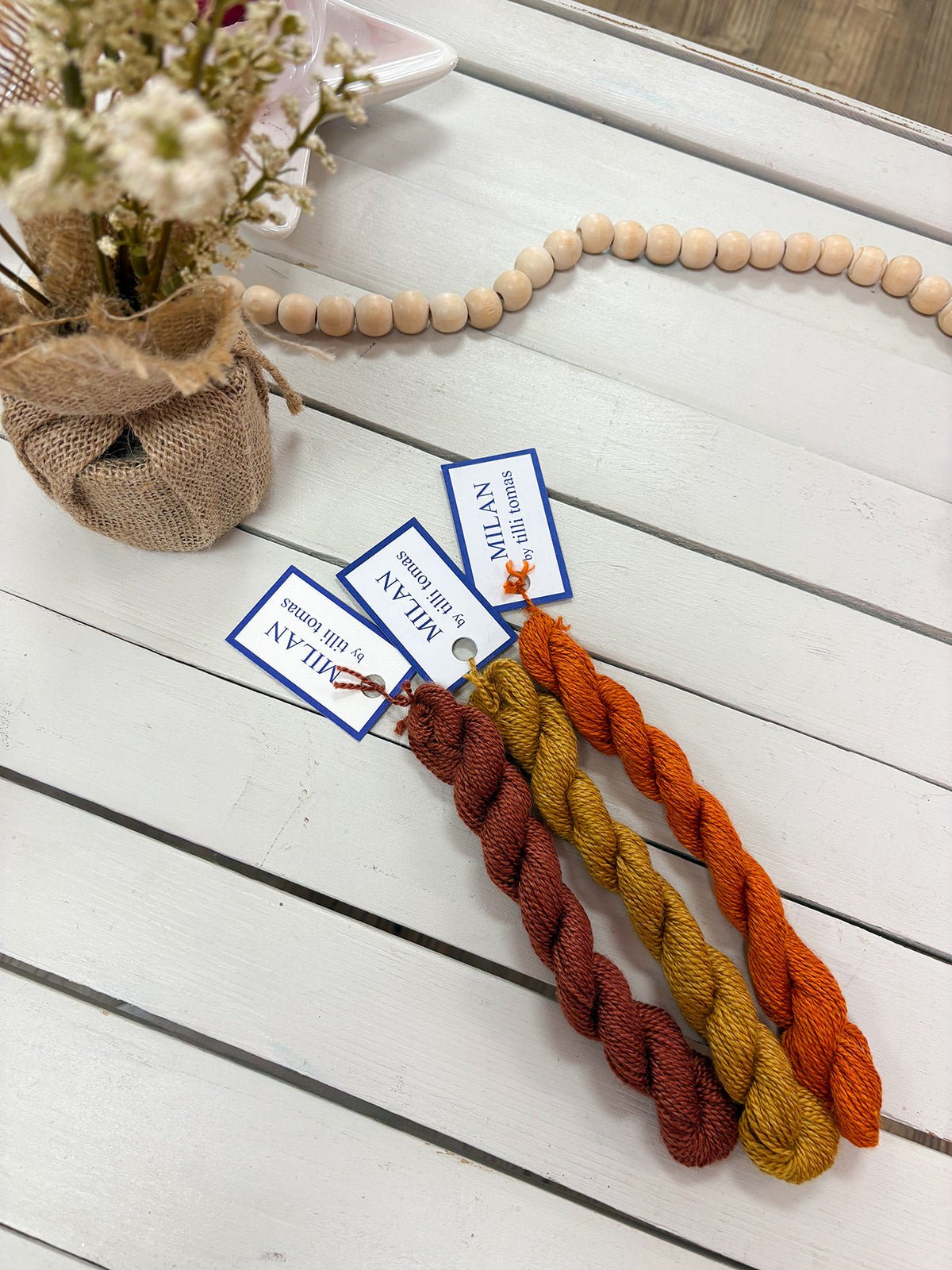 [Tilli Tomas] Milan Thread Skein in Nectarine - The Pink Pineapple 850