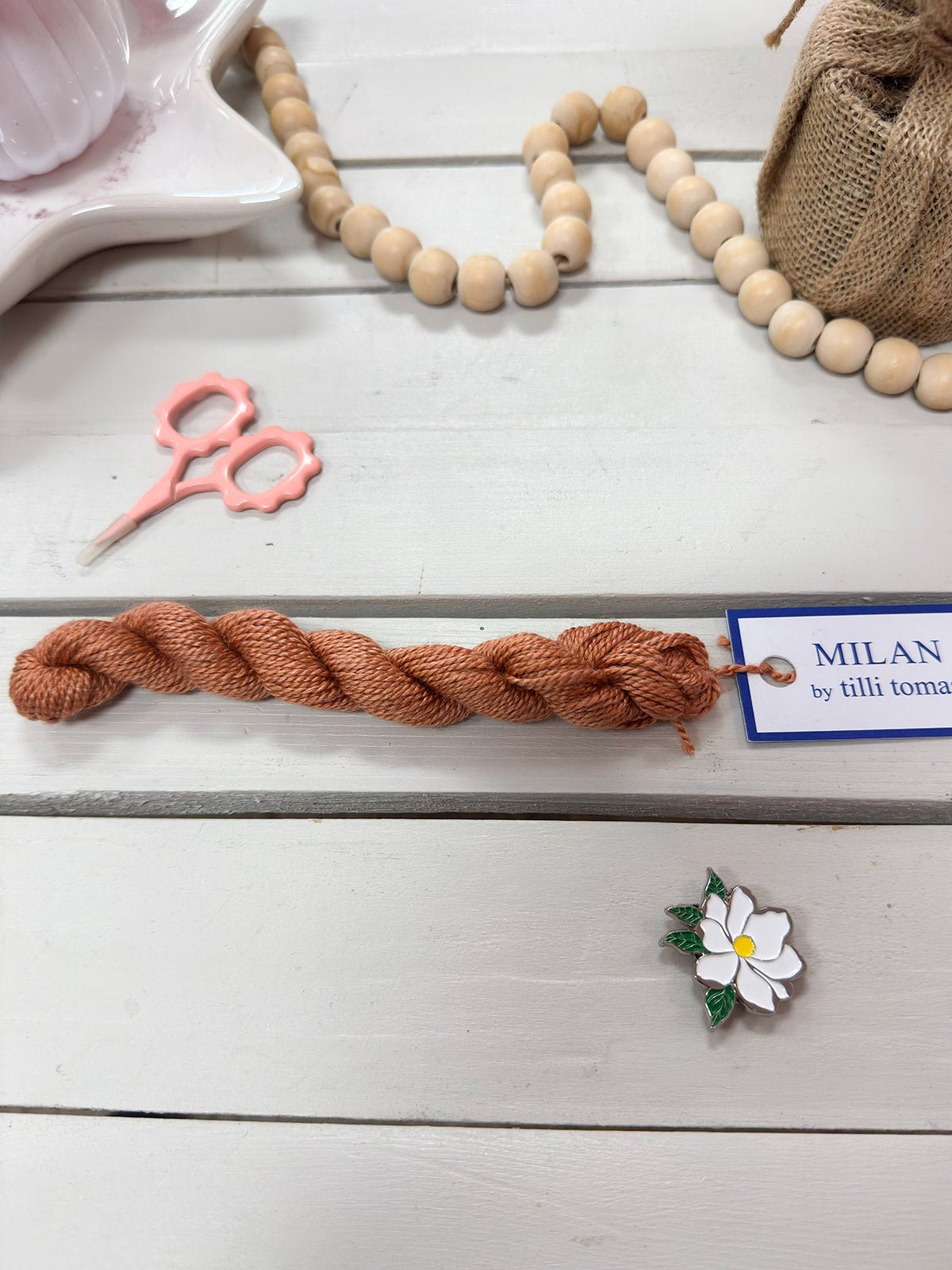 [Tilli Tomas] Milan Thread Skein in Patio - The Pink Pineapple 850