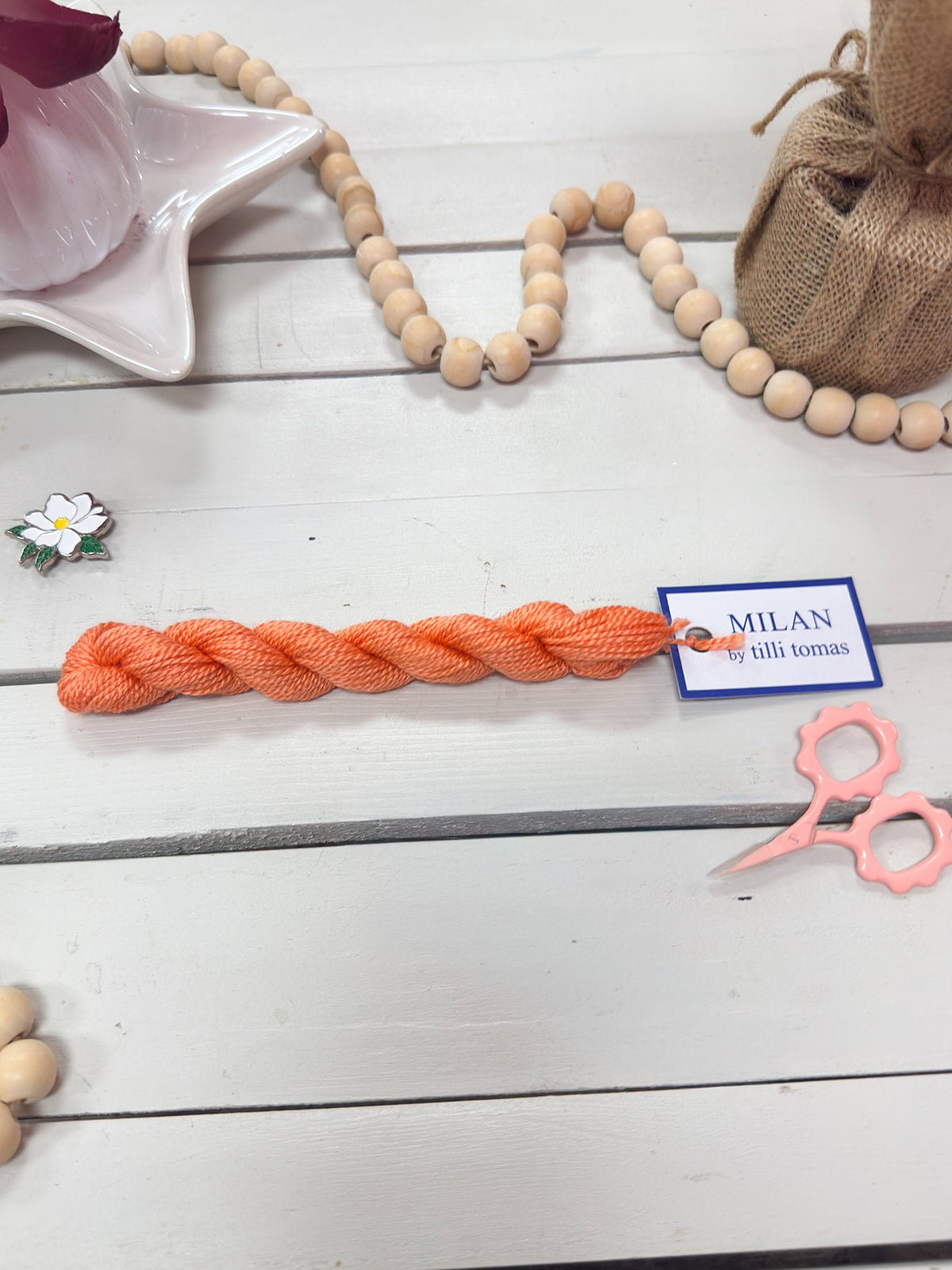 [Tilli Tomas] Milan Thread Skein in Peach - The Pink Pineapple 850