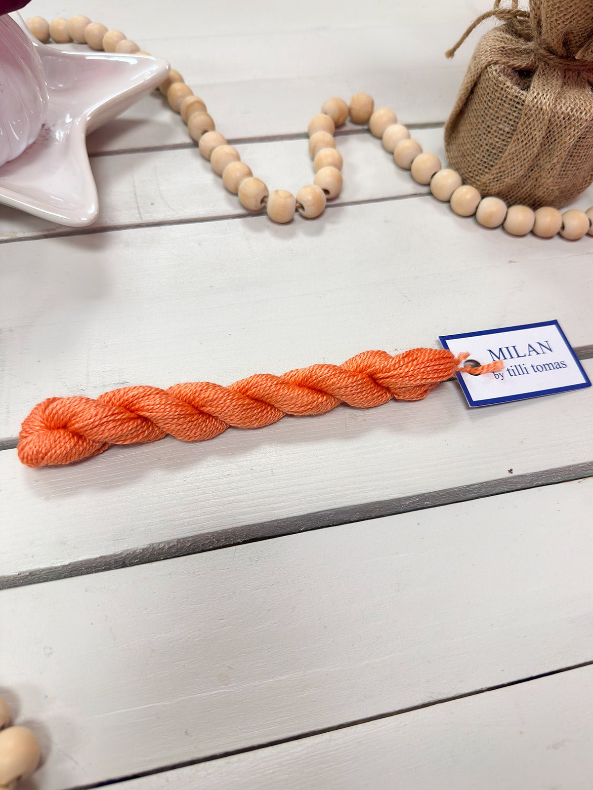 [Tilli Tomas] Milan Thread Skein in Peach - The Pink Pineapple 850