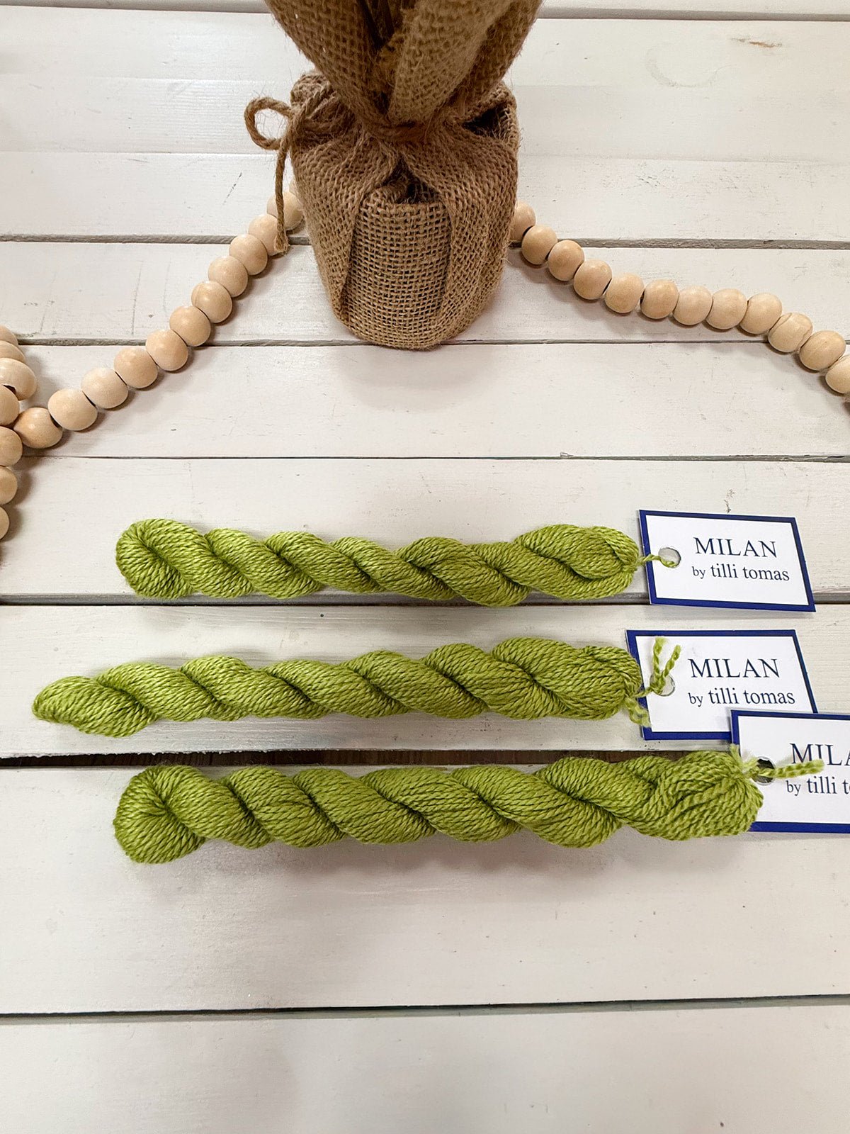 [Tilli Tomas] Milan Thread Skein in Pear - The Pink Pineapple 850