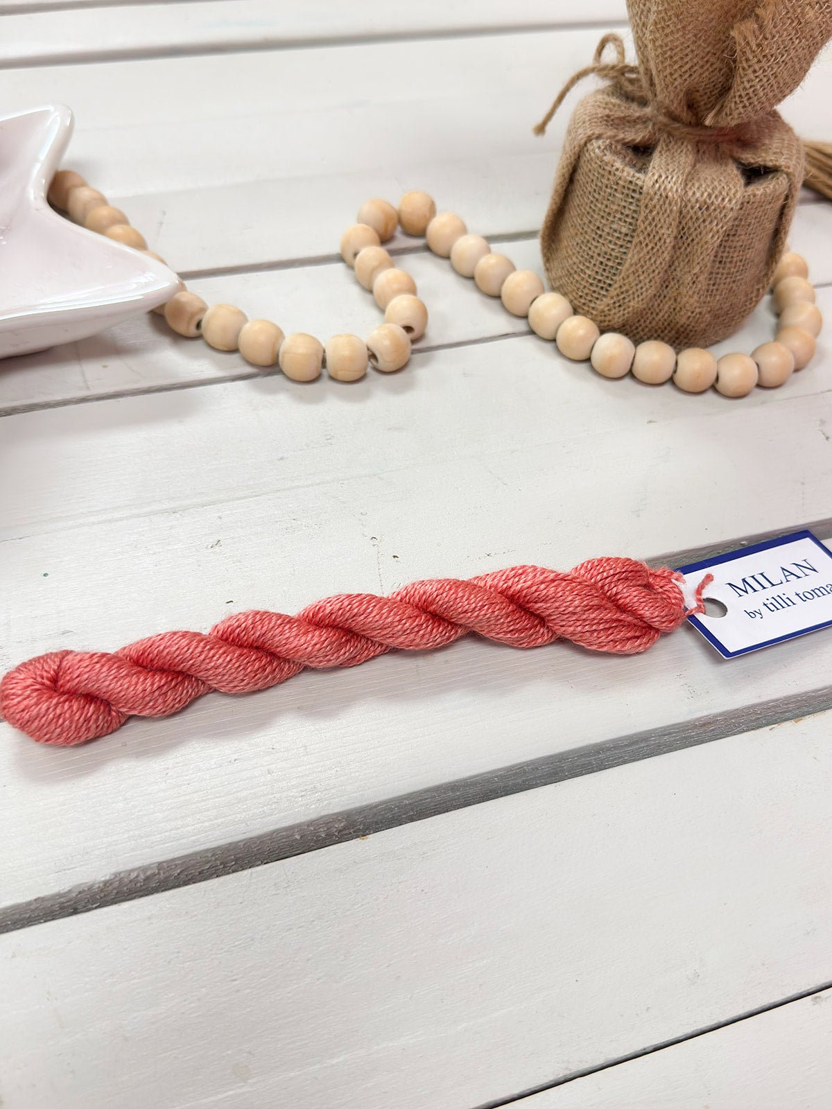 [Tilli Tomas] Milan Thread Skein in Peony - The Pink Pineapple 850