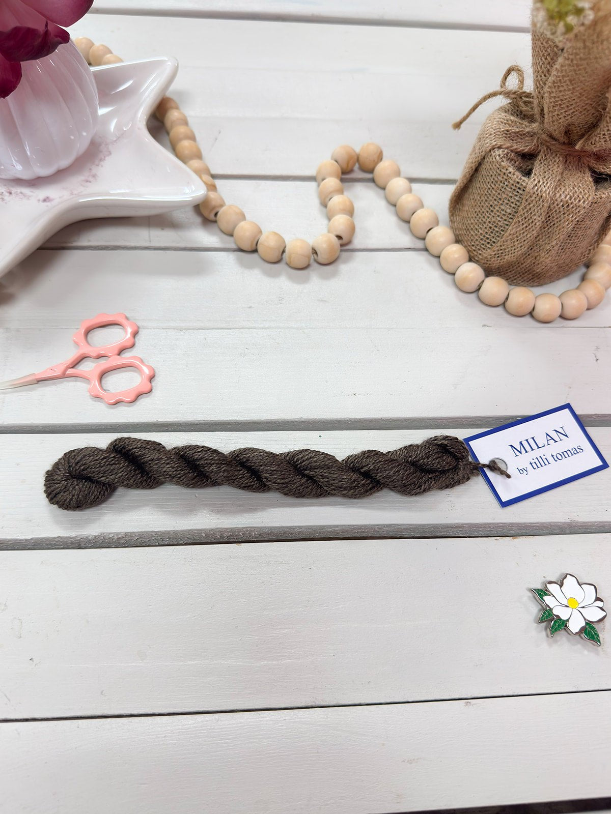 [Tilli Tomas] Milan Thread Skein in Pier - The Pink Pineapple 850