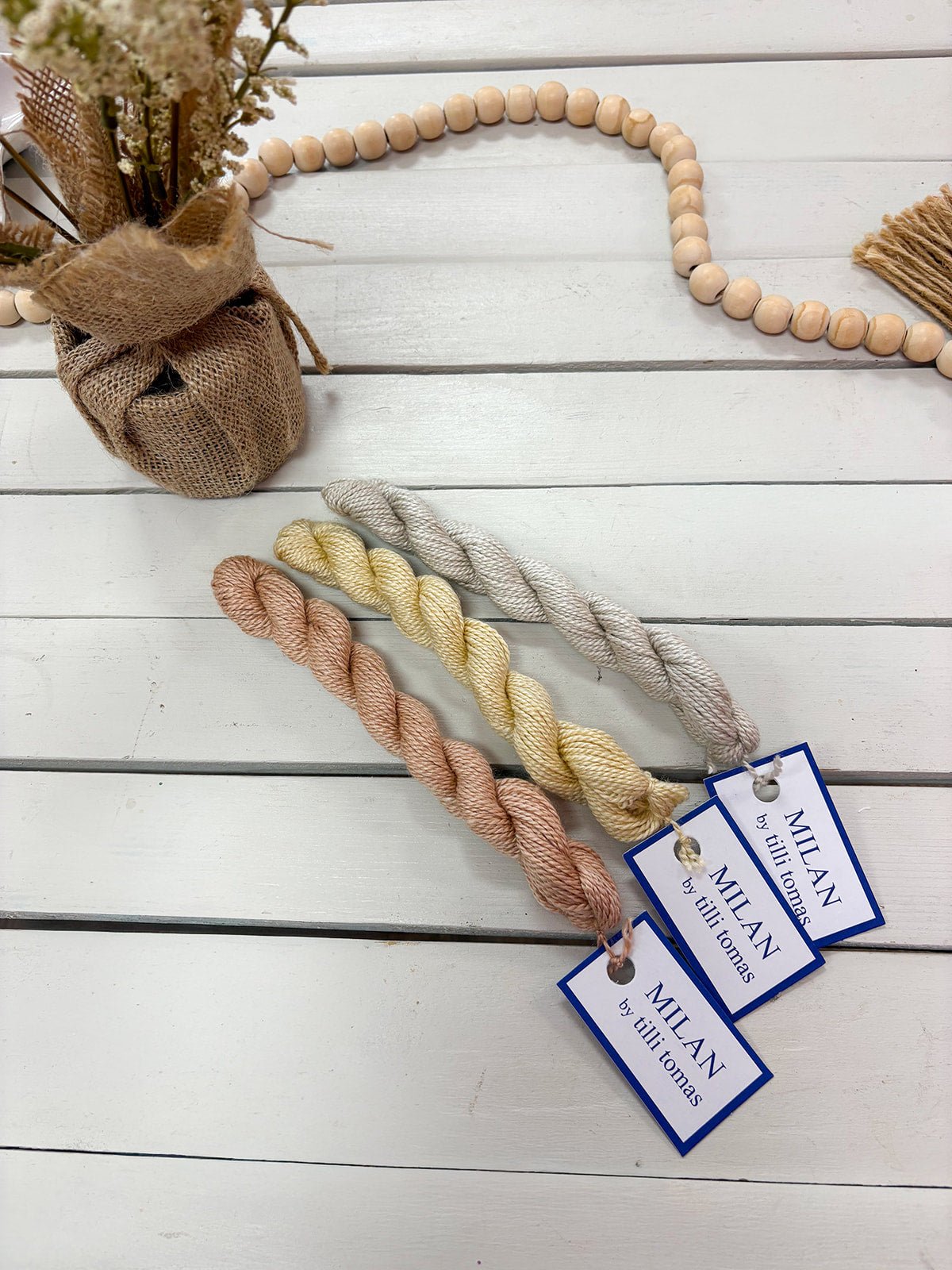 [Tilli Tomas] Milan Thread Skein in Pigeon - The Pink Pineapple 850