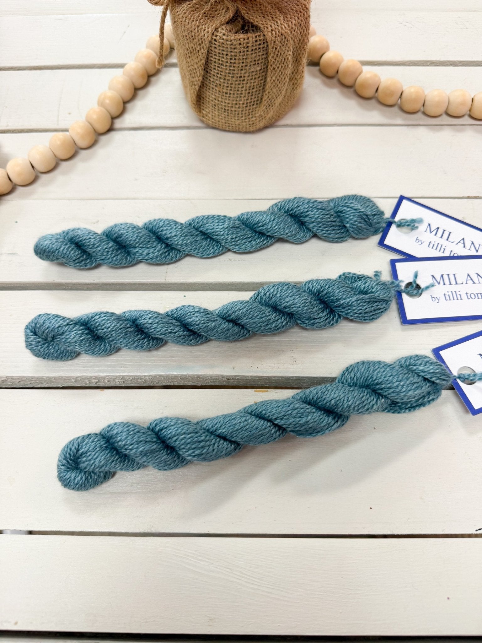 [Tilli Tomas] Milan Thread Skein in Rocky Coast - The Pink Pineapple 850