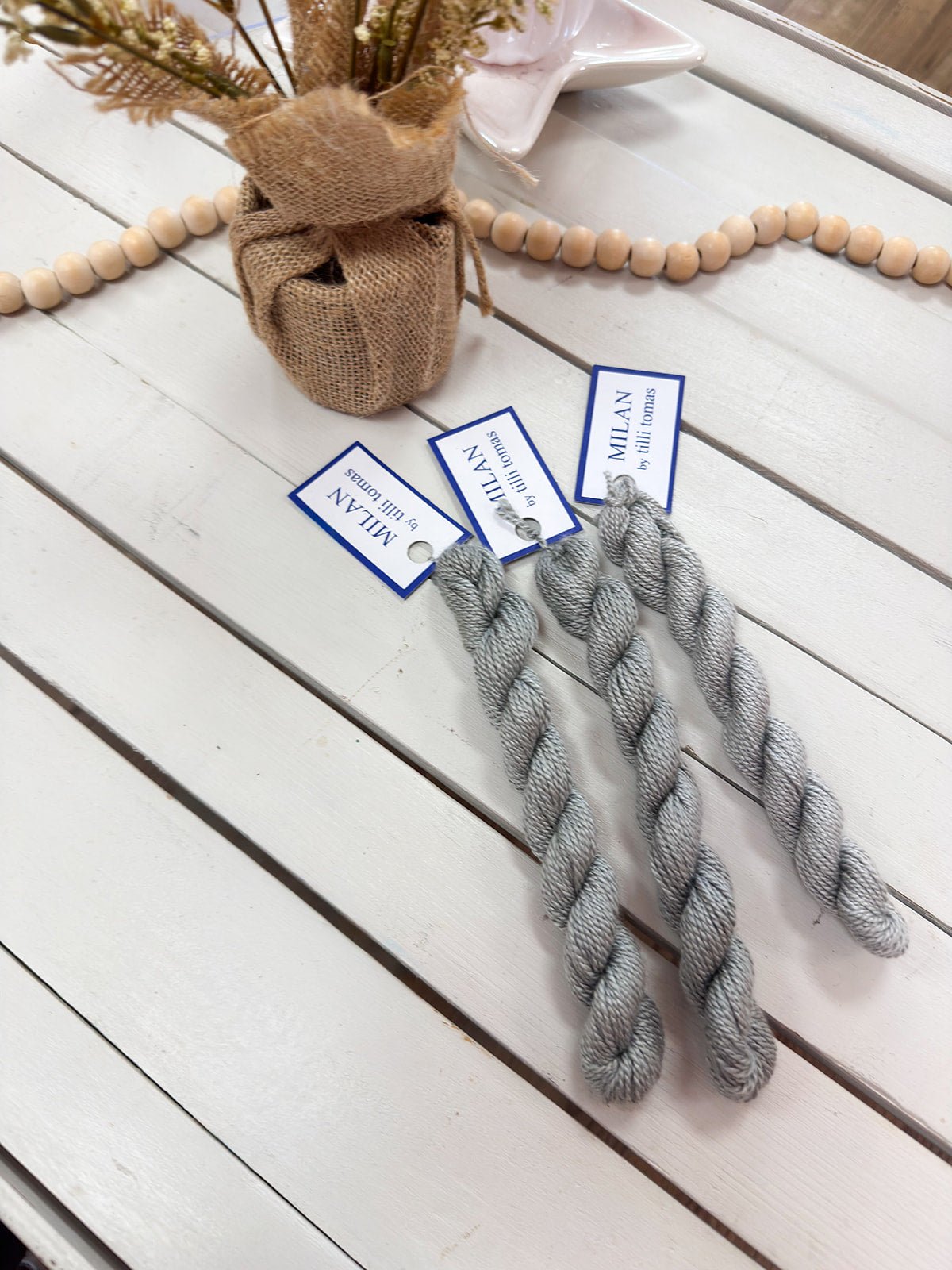 [Tilli Tomas] Milan Thread Skein in Shark - The Pink Pineapple 850