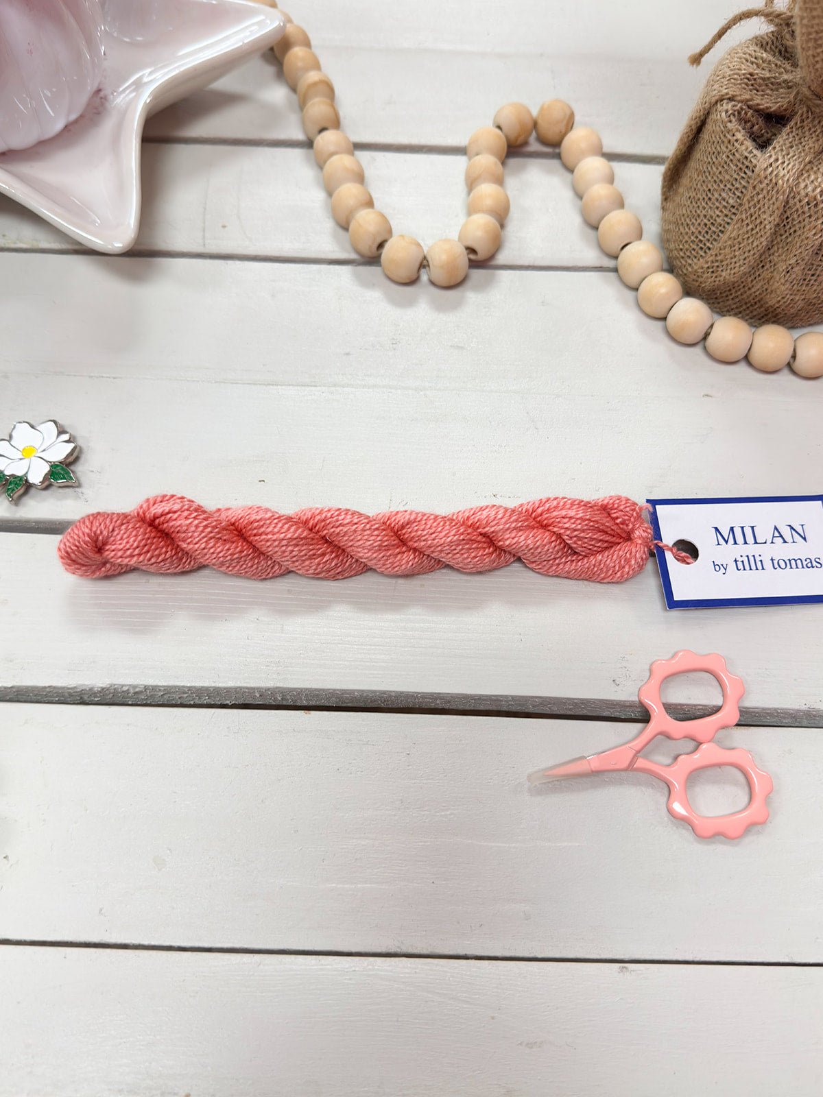 [Tilli Tomas] Milan Thread Skein in Sockeye - The Pink Pineapple 850