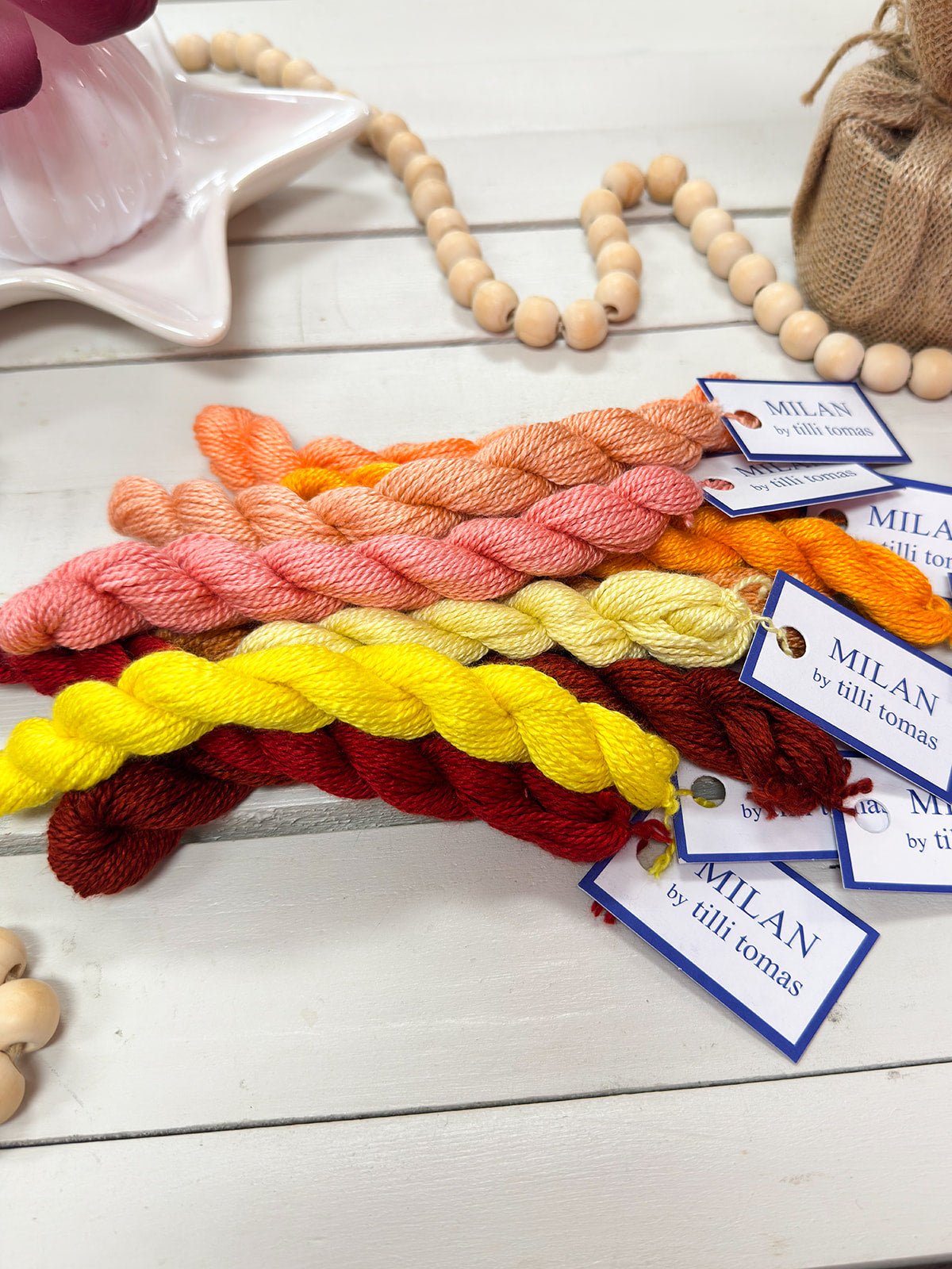 [Tilli Tomas] Milan Thread Skein in Sweet Potato - The Pink Pineapple 850