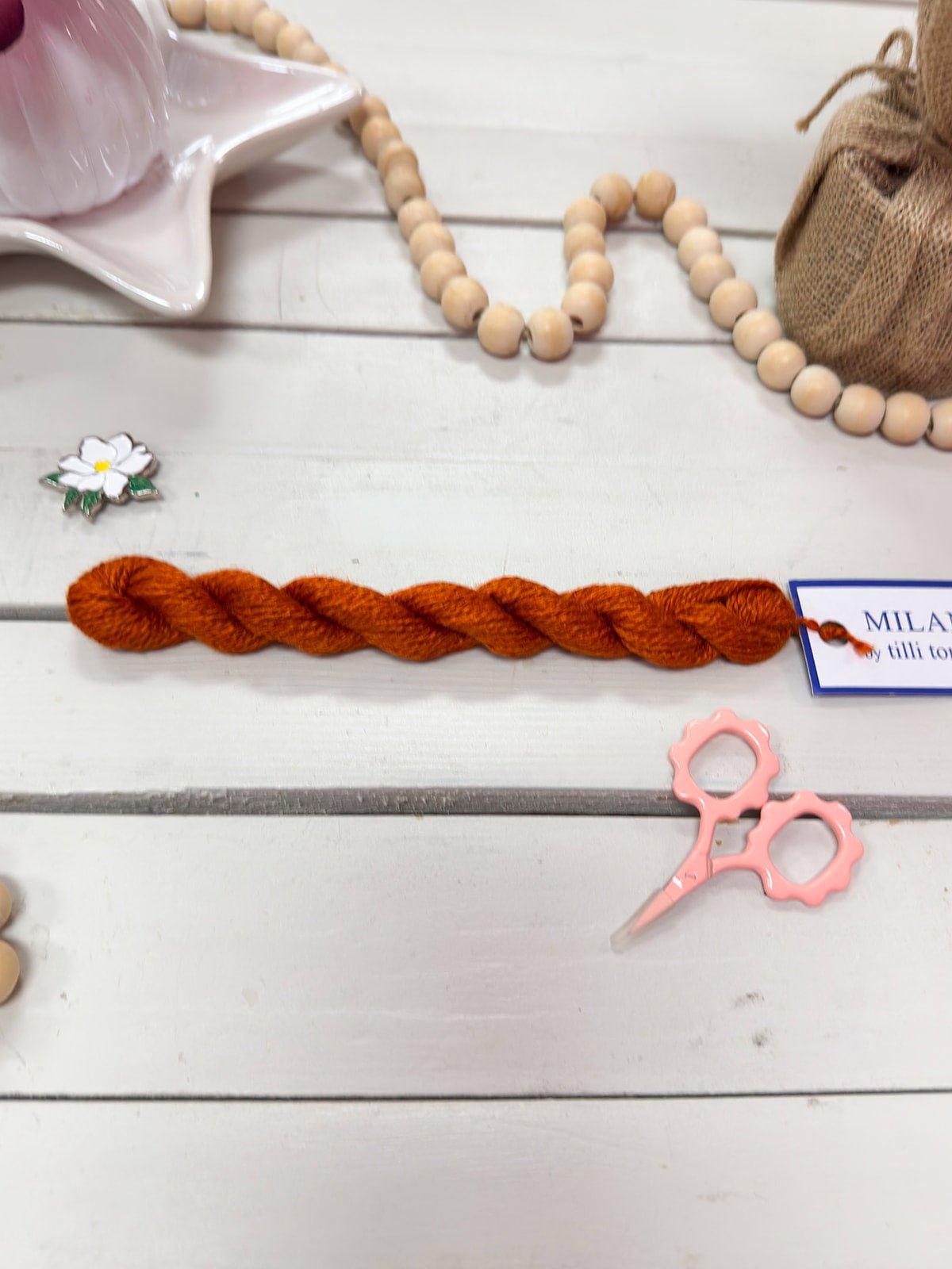 [Tilli Tomas] Milan Thread Skein in Sweet Potato - The Pink Pineapple 850