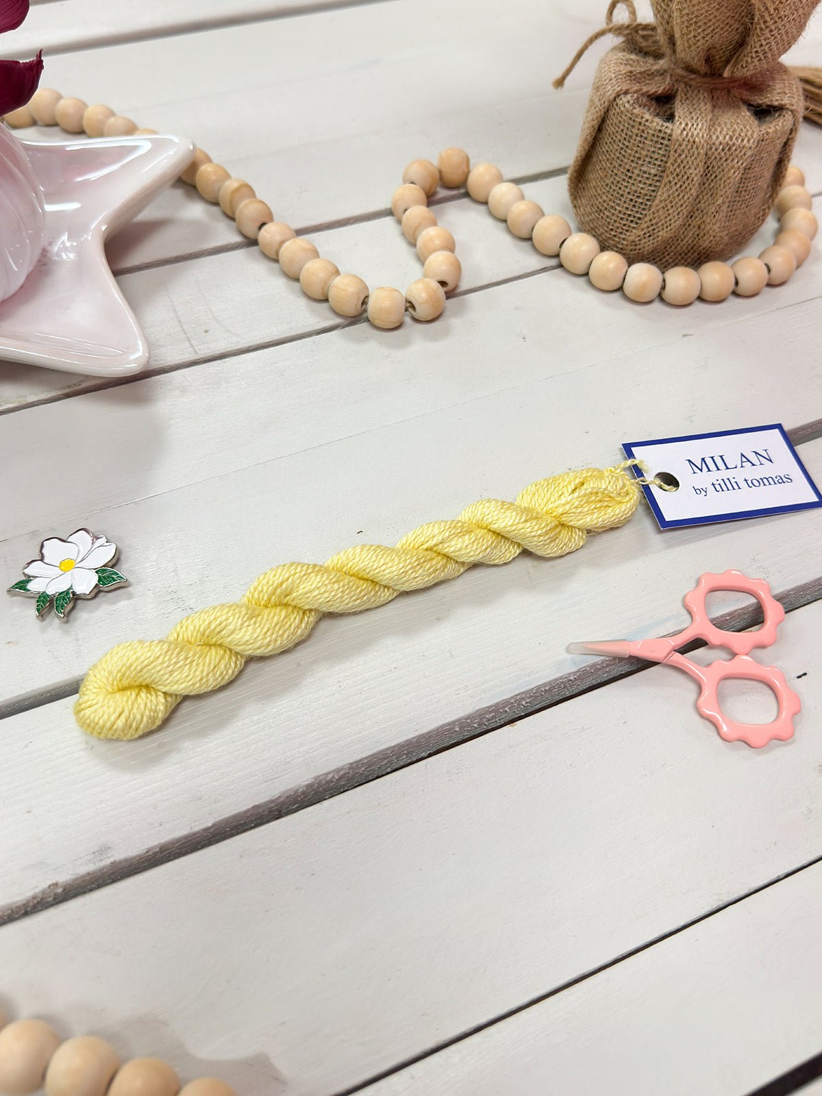 [Tilli Tomas] Milan Thread Skein in Twinkle - The Pink Pineapple 850
