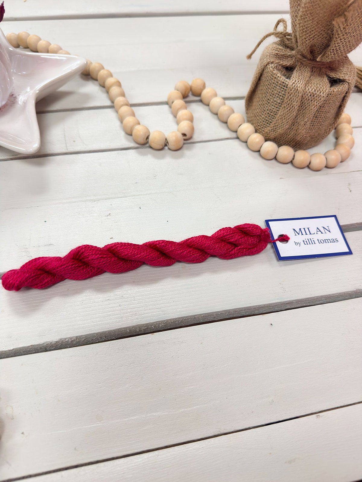 [Tilli Tomas] Milan Thread Skein in Vermillion - The Pink Pineapple 850