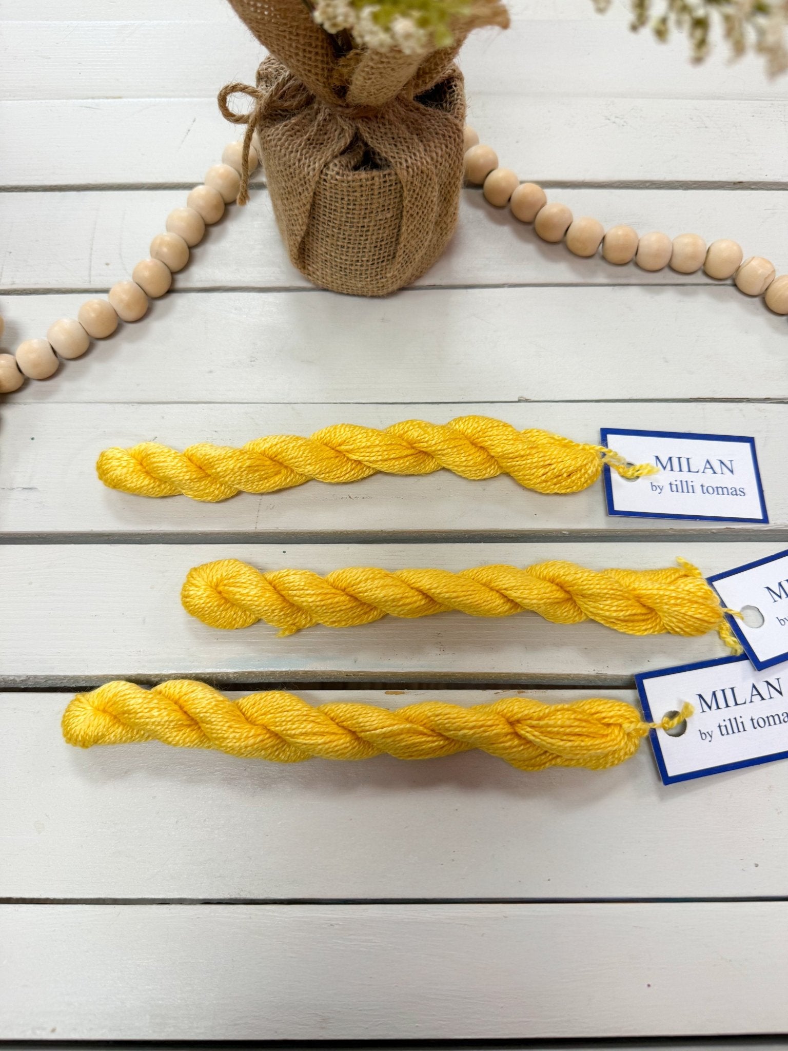 [Tilli Tomas] Milan Thread Skein in Whipped Butter - The Pink Pineapple 850