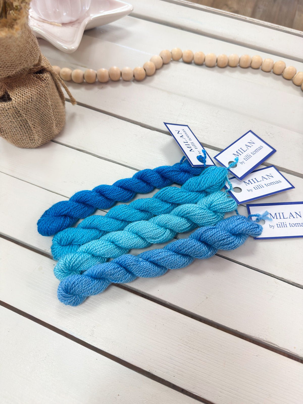 [Tilli Tomas] Milan Thread Skein in Wind Surfer - The Pink Pineapple 850