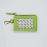 [Tilli Tomas] Needlepoint Zip Coin Holder in Lime - The Pink Pineapple 850