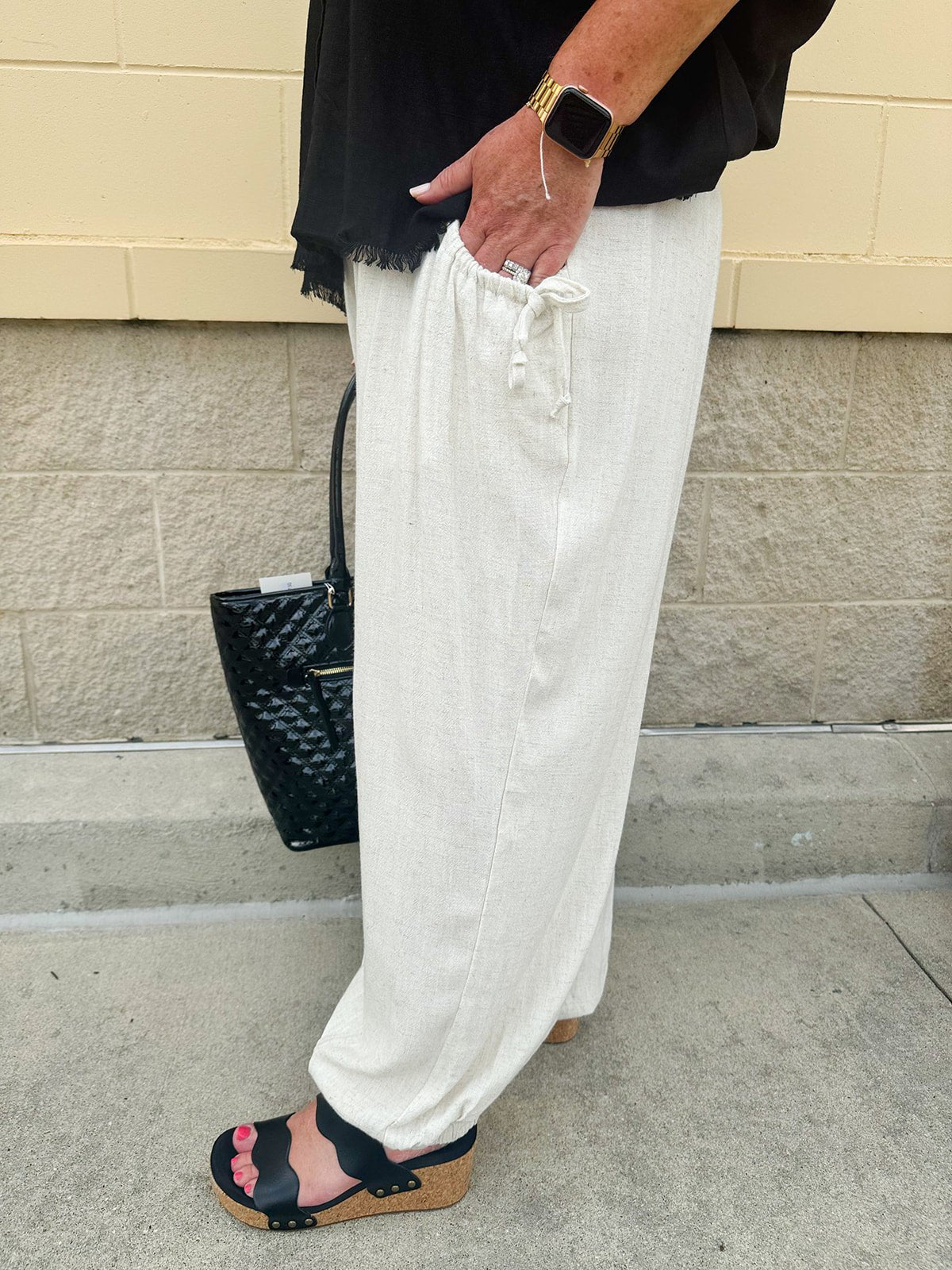 Timeless Classic Linen Pants - The Pink Pineapple 850