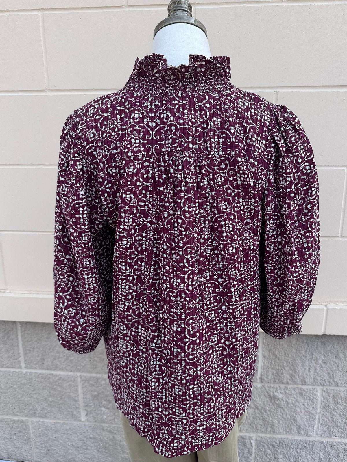 Timeless Maroon Blouse - The Pink Pineapple 850