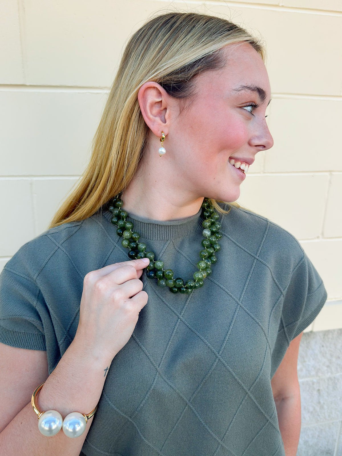 Timeless Olive Top - The Pink Pineapple 850