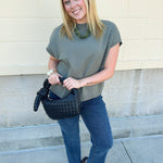 Timeless Olive Top - The Pink Pineapple 850