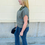 Timeless Olive Top - The Pink Pineapple 850