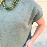 Timeless Olive Top - The Pink Pineapple 850