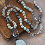 Timeless Terra Stone Necklace - The Pink Pineapple 850