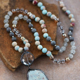 Timeless Terra Stone Necklace - The Pink Pineapple 850