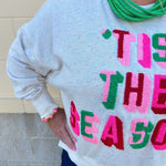 'Tis the Season Crewneck in Cream - The Pink Pineapple 850