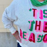 'Tis the Season Crewneck in Cream - The Pink Pineapple 850